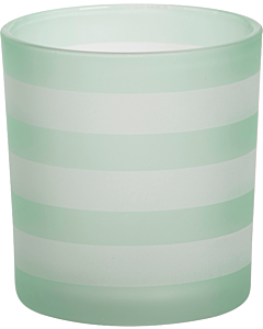 Yankee Candle Coastal Stripe Votive Holder Green
